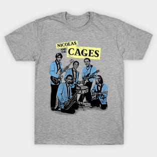 Nicolas and the Cages (Nic Cage Band Shirt) T-Shirt